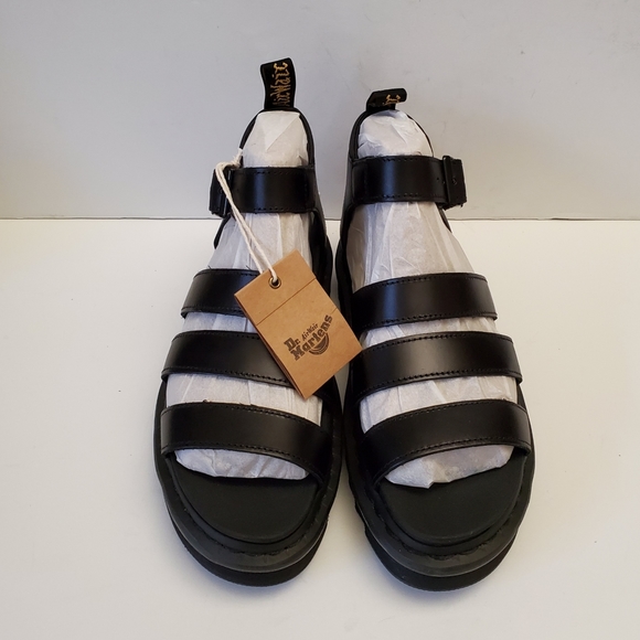 Dr. Martens BLAIRE BLACK HYDRO Nero - Sandali Donna
